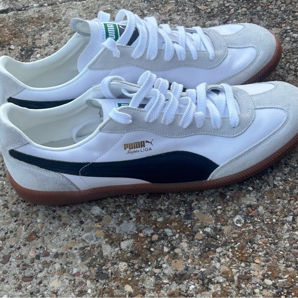 PUMA Super Liga OG Retro White Black Men’s 12  No Box - Picture 4 of 8